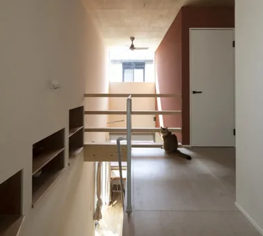House in Oami｜Homes Designed for Living with Cats｜Custom-built house｜Atrium