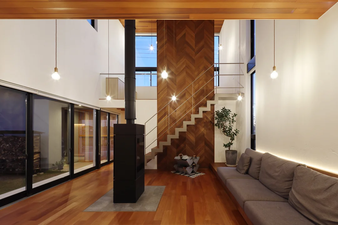 Multiple Living Spaces That Evoke a Sense of Family