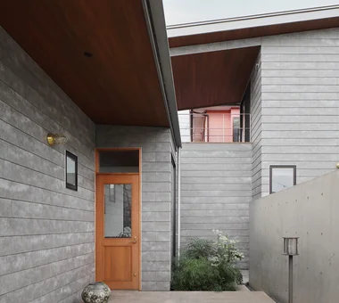 互助之家｜现代住宅｜定制住宅｜入口通道