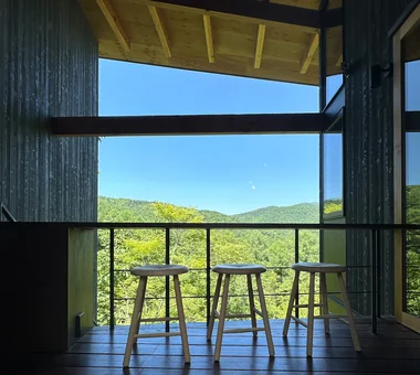 轻井泽露台｜有艺术气息的住宅｜定制住宅｜露台