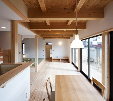 ３０坪のシンプルハウス｜あらわし梁のある家｜ルームツアー｜注文住宅