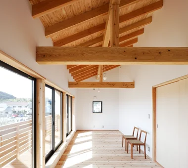 ３０坪のシンプルハウス｜あらわし梁のある家｜ルームツアー｜注文住宅