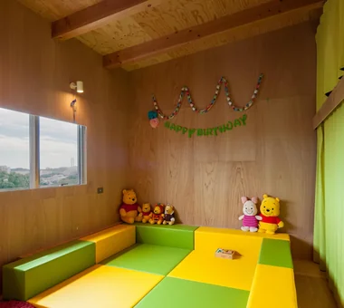 地下地上空中の平屋｜平屋の家｜注文住宅｜子供部屋
