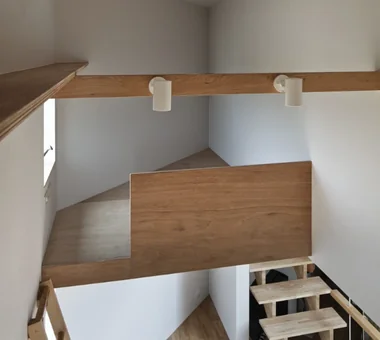 段床三角ボイドの家｜注文住宅｜ロフト