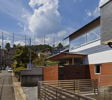 玄関テラスハウス｜コンパクトハウス｜注文住宅｜外観
