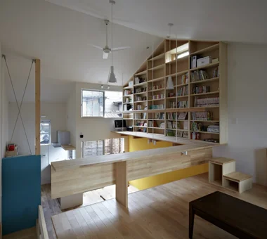 2.5階の家｜壁面本棚のある家｜ルームツアー｜注文住宅