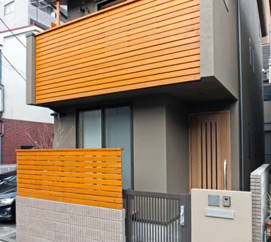 畳コーナーで家時間を楽しく暮らせる和モダンの木の家｜コンパクトハウス｜注文住宅｜外観