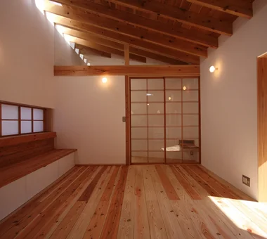 East South House｜Single-Story Houses｜Living Room｜Custom-built house
