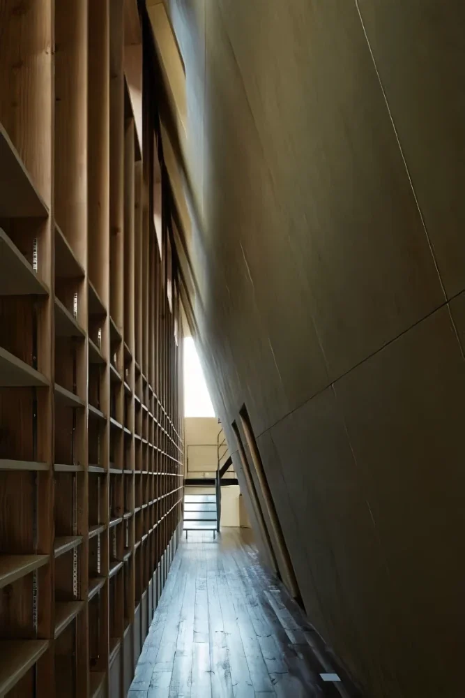 House with a Library Corridor