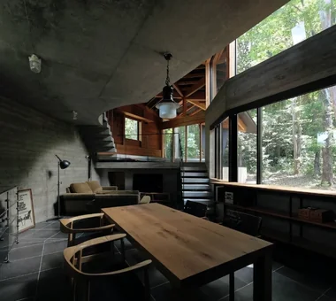PHASE DANCE｜帶滿牆書架的住宅｜餐廳｜客製化住宅