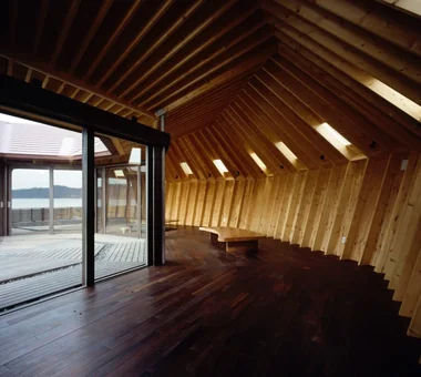 海滨贝壳住宅｜带防腐木平台（Wood Deck）的住宅｜房屋参观｜定制住宅