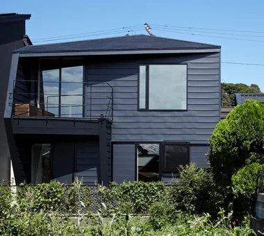 逗子のスタジオハウス｜トップライトのある家｜外観｜注文住宅