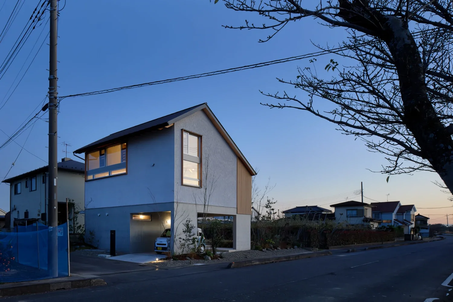 浸水対策の3階建て住宅｜wasat