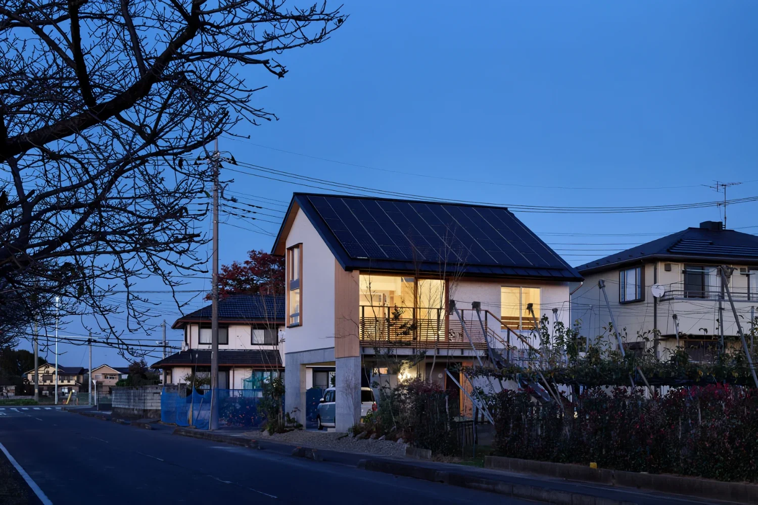 浸水対策の3階建て住宅｜wasat