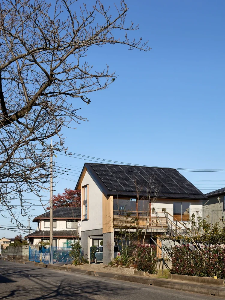 浸水対策の3階建て住宅｜wasat