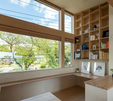 傾斜地と眺望を活かした焼杉の家｜ヌックのある家｜ルームツアー｜注文住宅