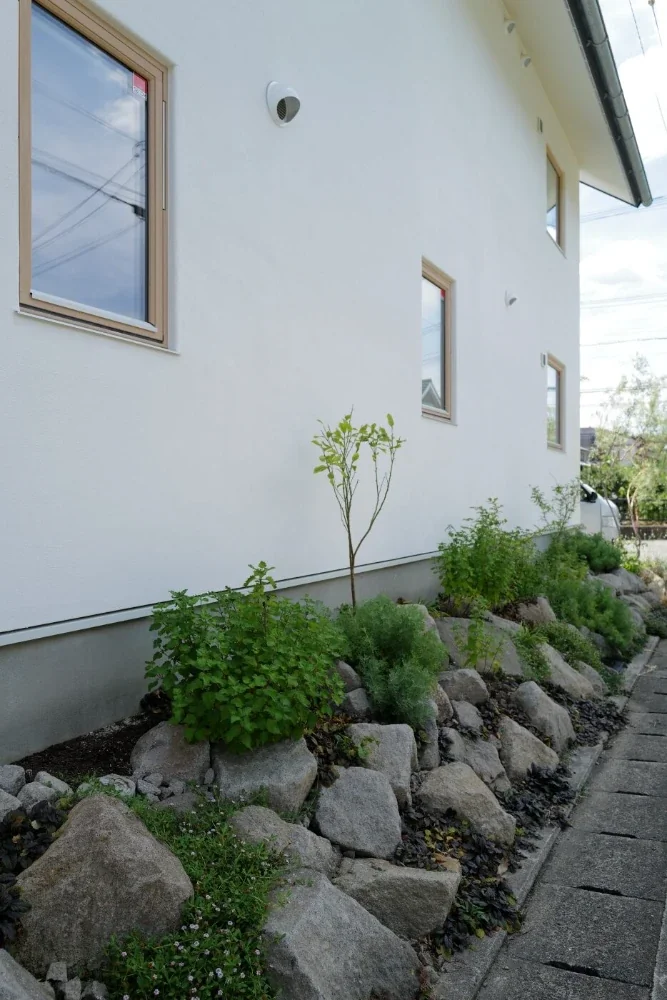 絵画のように中庭を望む住まい