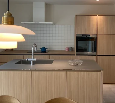 Designing a Home Beginning with the Interior｜A Residence Inspired by Scandinavian Design｜Custom-built house｜Kitchen