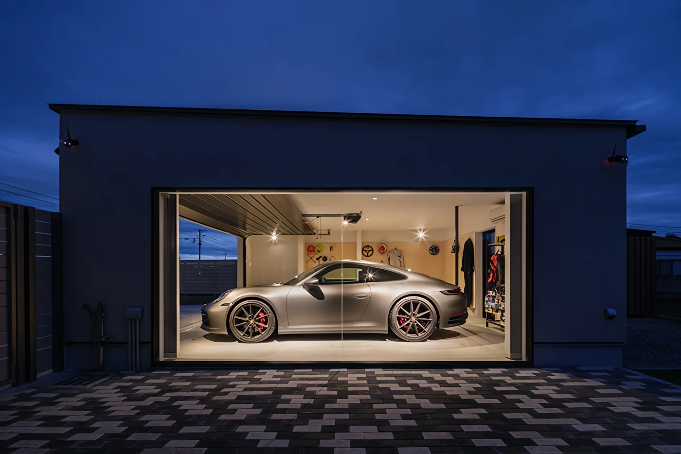 House Overlooking the Garage