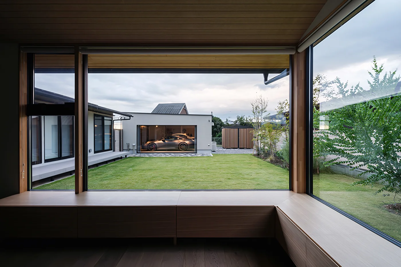 House Overlooking the Garage