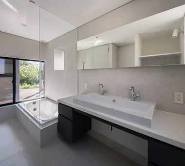 House in Hamura｜Homes with Scenic Views｜Custom-built house｜Lavatory