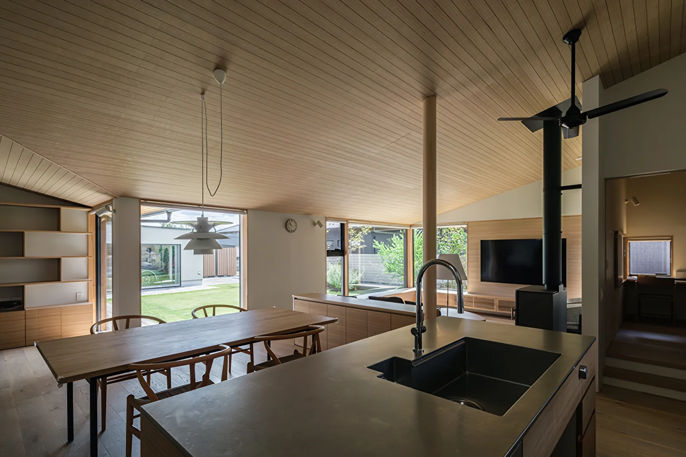 House Overlooking the Garage