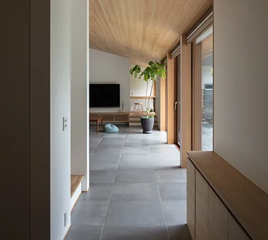 House in Oku-Musashi｜Custom-built house｜Corridor