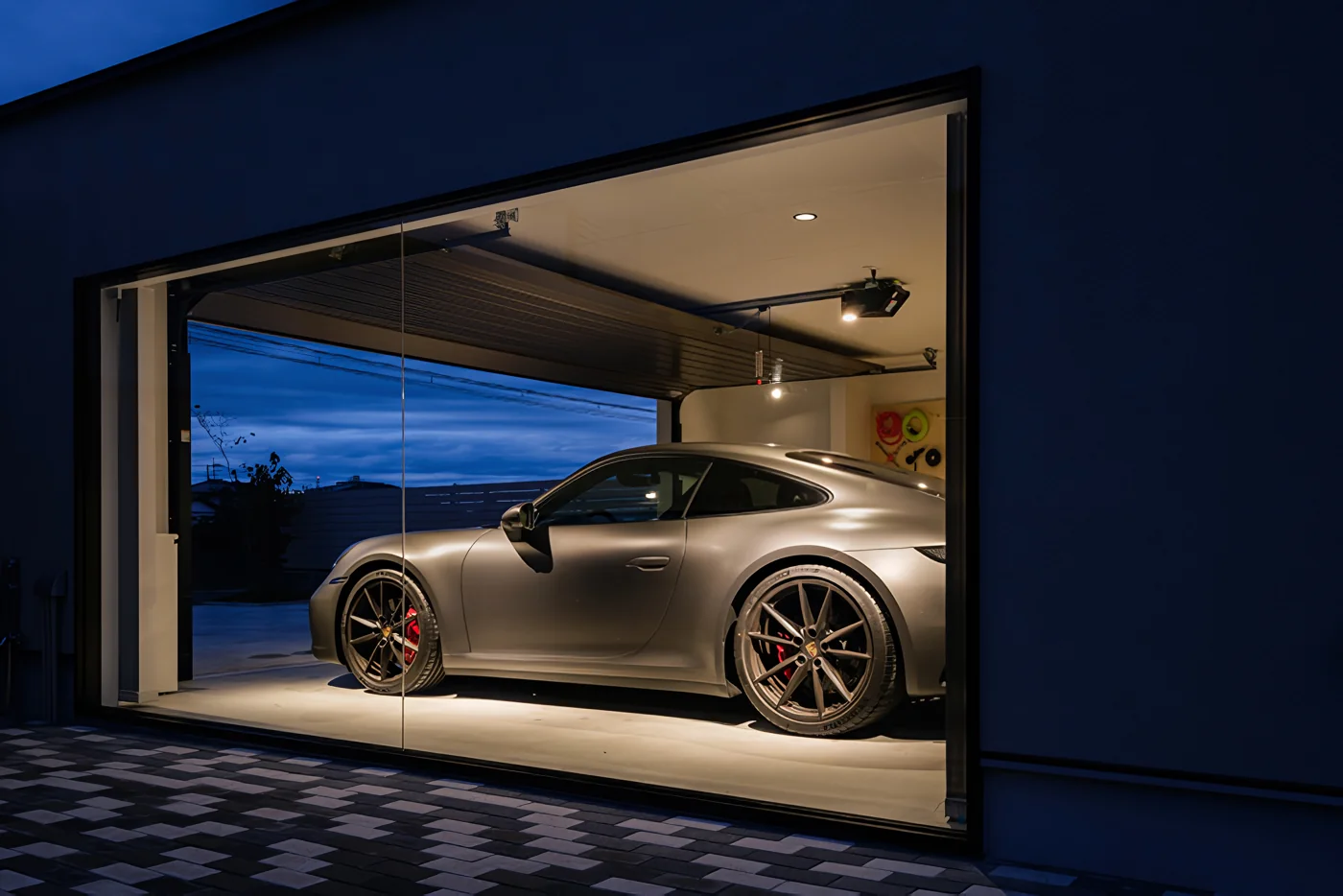 House Overlooking the Garage
