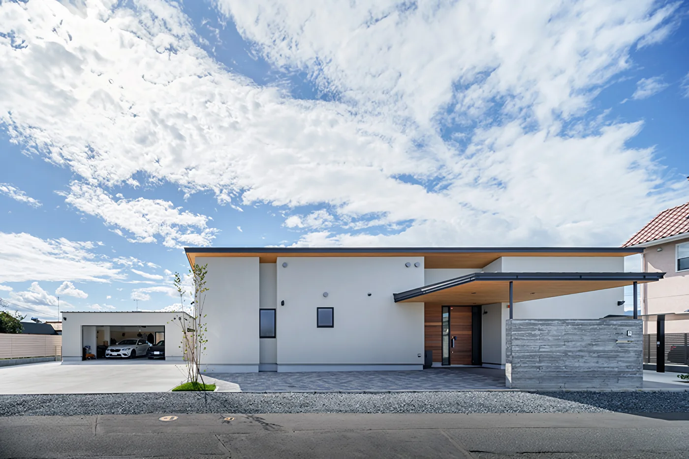 House Overlooking the Garage