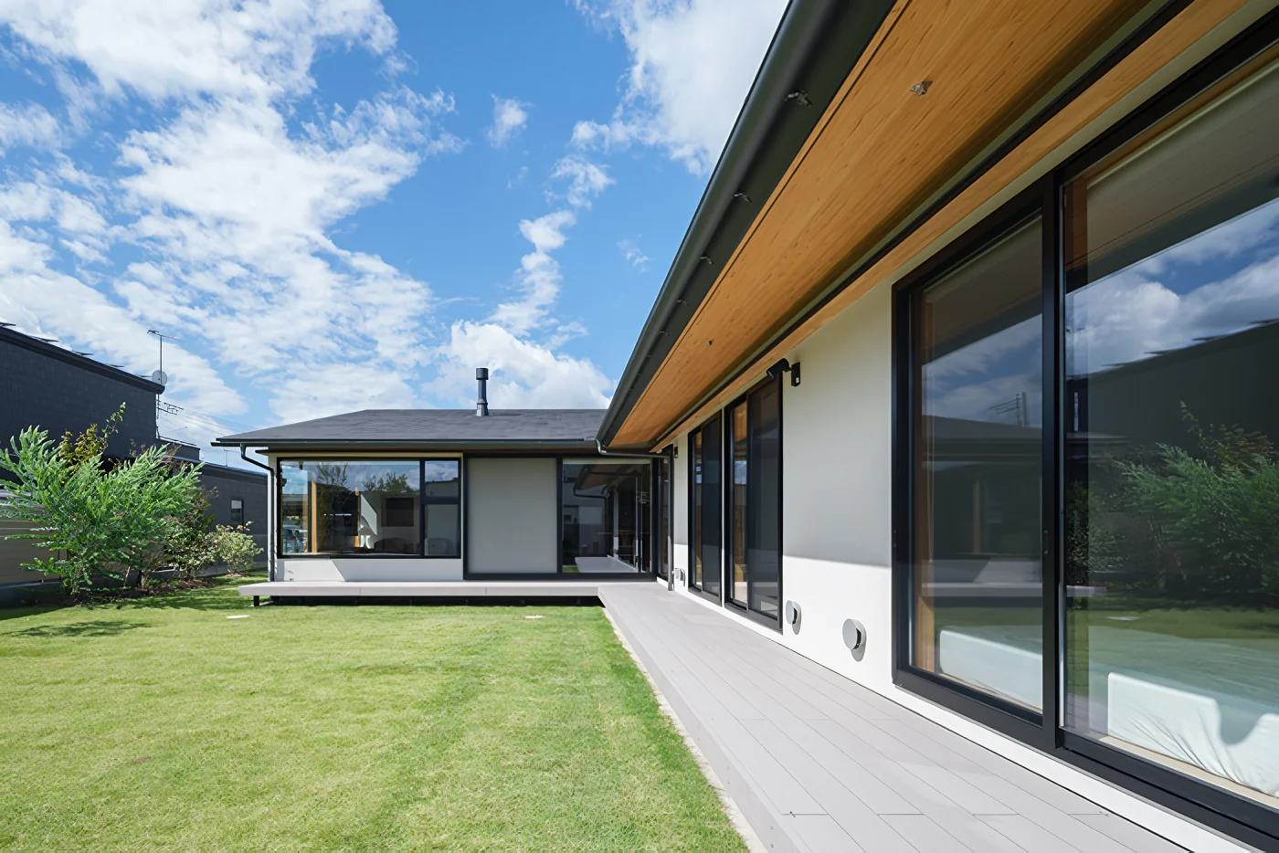 House Overlooking the Garage