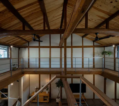 Renovation of a Traditional Farmhouse with a Large Double-Height Space | Kitamachi House｜Homes for Antique Enthusiasts｜Room Tour｜Custom-built house