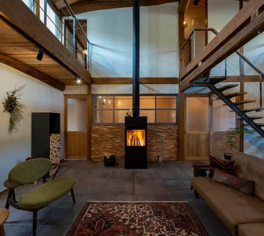 Renovation of a Traditional Farmhouse with a Large Double-Height Space | Kitamachi House｜Homes for Antique Enthusiasts｜Room Tour｜Custom-built house