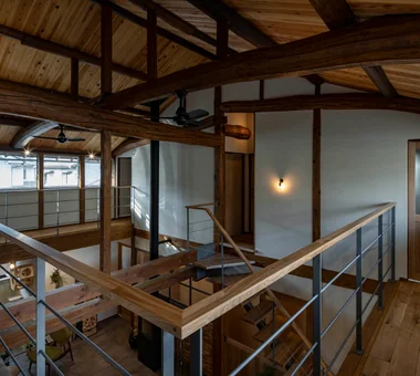 Renovation of a Traditional Farmhouse with a Large Double-Height Space | Kitamachi House｜Homes for Antique Enthusiasts｜Room Tour｜Custom-built house