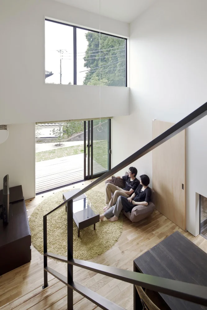 View looking down from the stair.
