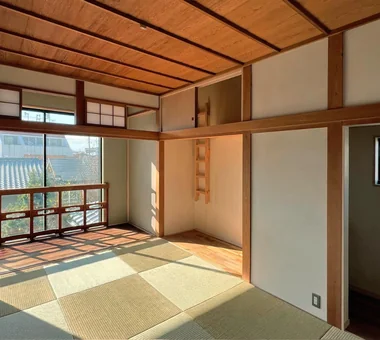市區留存倉庫之宅邸改修｜阿倍野屋敷｜和風現代住宅｜客製化住宅｜兒童房