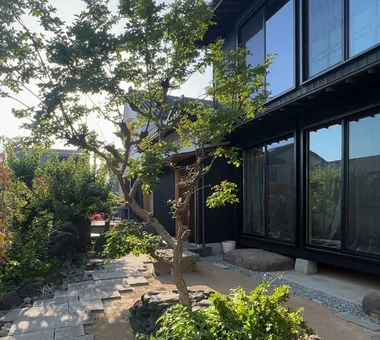 市區留存倉庫之宅邸改修｜阿倍野屋敷｜和風現代住宅｜客製化住宅｜外觀