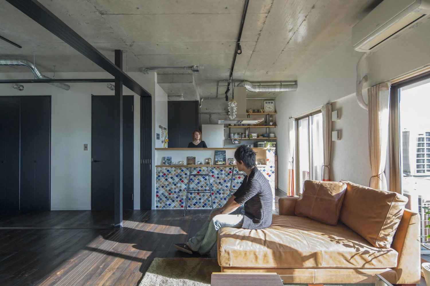 A flexible residence that can be easily reconfigured, like changing outfits to suit the mood of the day.