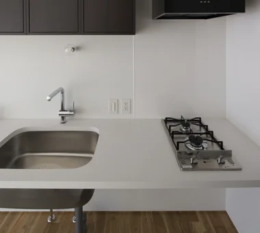 Studio Apartment with Private Garden and Large Desk | D#102｜Minimalist Design Residences｜Room Tour｜Custom-built house