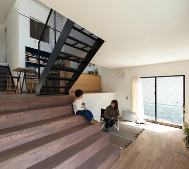 四座小屋与巷弄之家｜四角之家｜引入自然光的住宅｜定制住宅｜楼梯