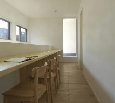 在建筑条件约束下建造｜函之家｜引入自然光的住宅｜定制住宅｜书房