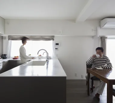 Renovation of a Circulatory Maisonette | Sarasa House｜A Home for Culinary Enthusiasts｜Custom-built house｜Dining Area