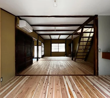 一室公寓与京都町家的叠合｜昭和小路长屋Ⅲ｜现代住宅｜定制住宅｜餐厅