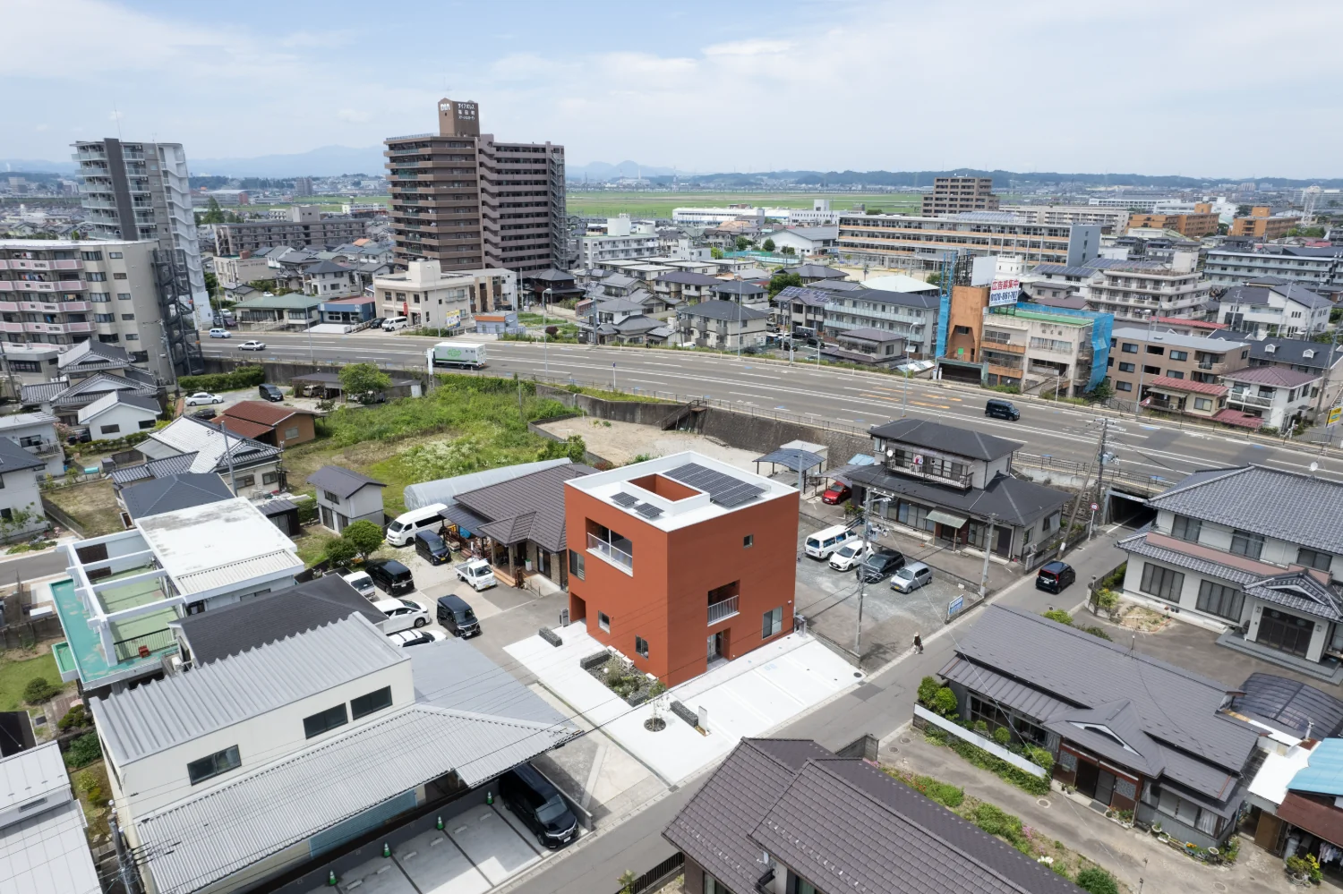 福田町の立体テラス