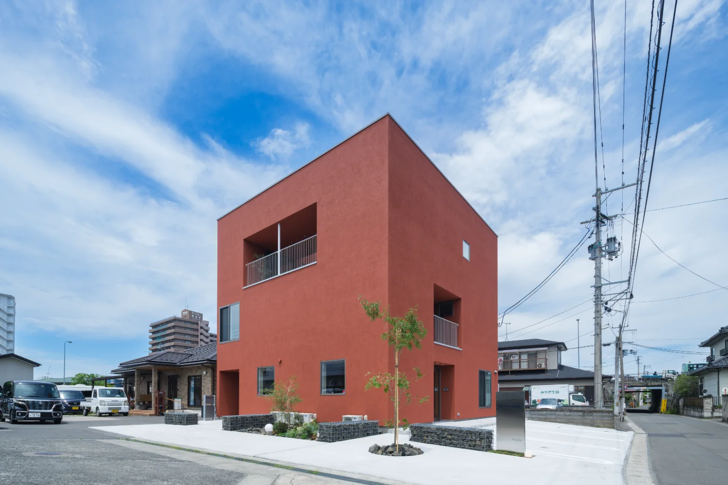 福田町の立体テラス
