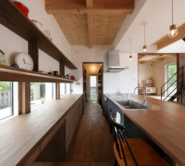 旭ヶ丘の家｜土間のある家｜注文住宅｜キッチン
