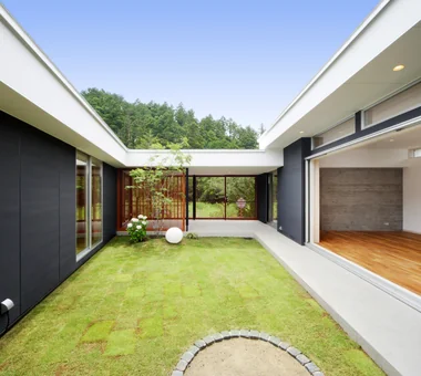 錦ヶ丘の家｜モダンな家｜注文住宅｜中庭