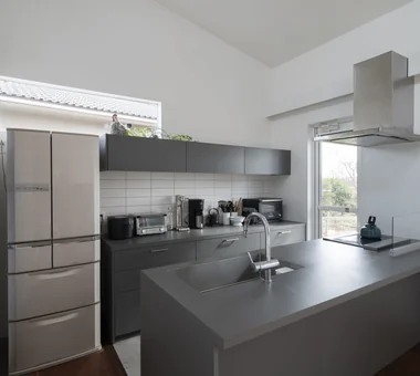 nestle: single-storey house in Ishioka｜Homes Designed for Living with Dogs｜Custom-built house｜Kitchen