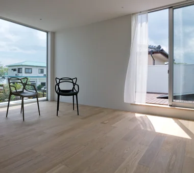 3×10 Court house  土浦の中庭のある家｜ミニマルデザインの家｜注文住宅｜寝室