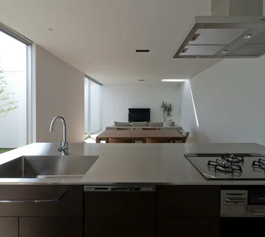 3×10 Court house  土浦の中庭のある家｜注文住宅｜キッチン