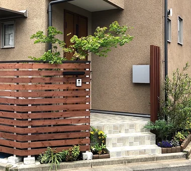 N邸｜シンプルな家｜注文住宅｜アプローチ